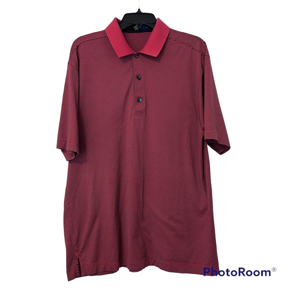 Callaway mens golf polo shirt red Large
